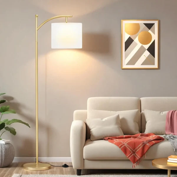 Floor Lamp with 3 Color Temperatures